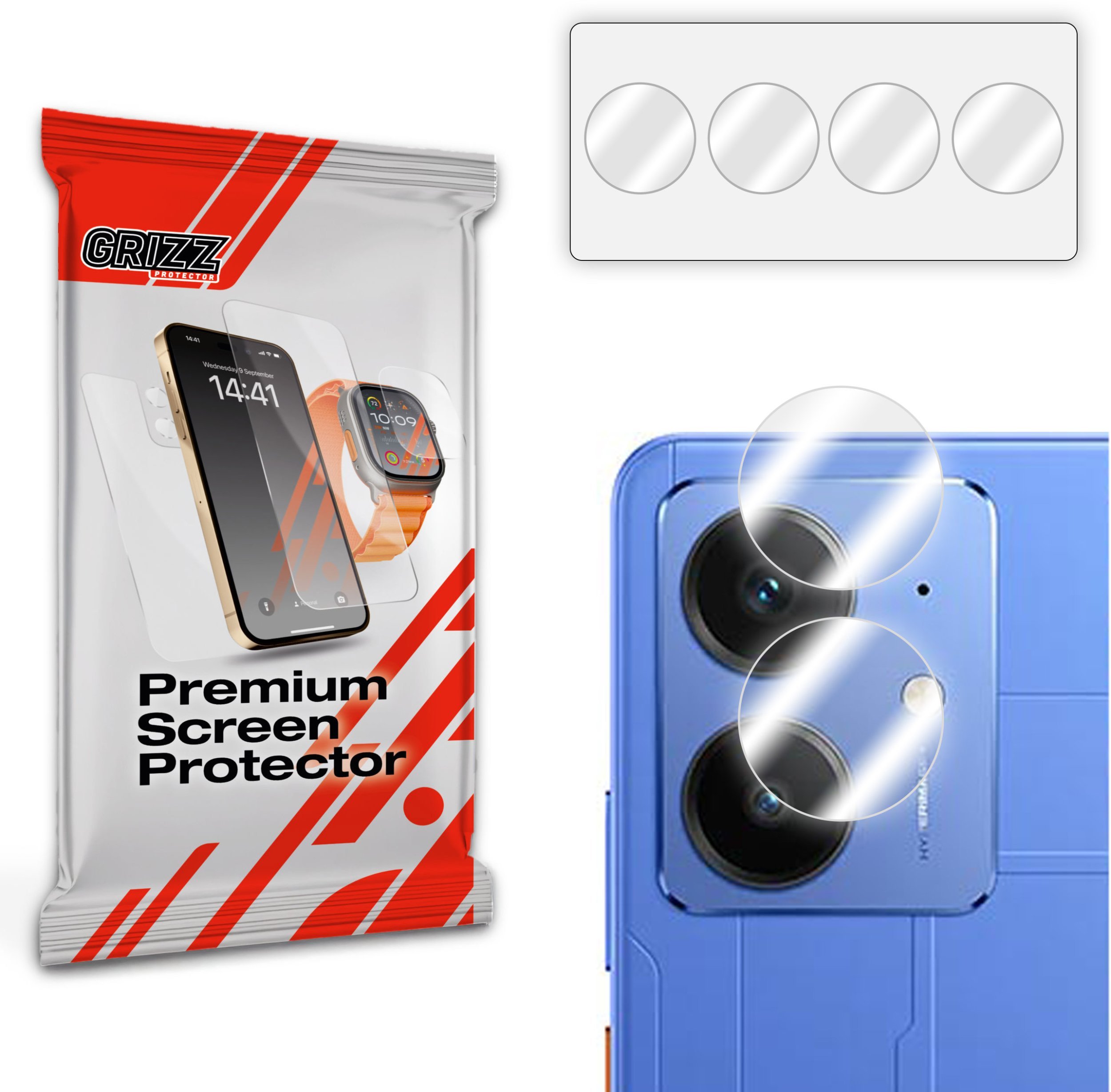 Szkło na aparat GrizzGlass HybridGlass Camera do Realme Neo7 SE