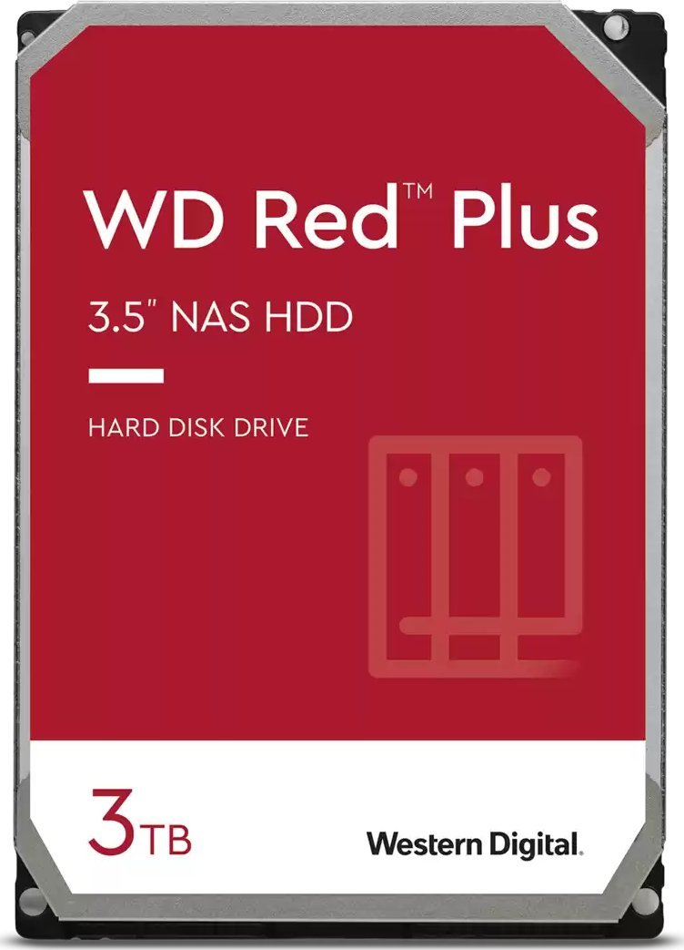 Dysk serwerowy WD Red Plus 3TB 3.5'' SATA III (6 Gb/s) (WD30EFPX)