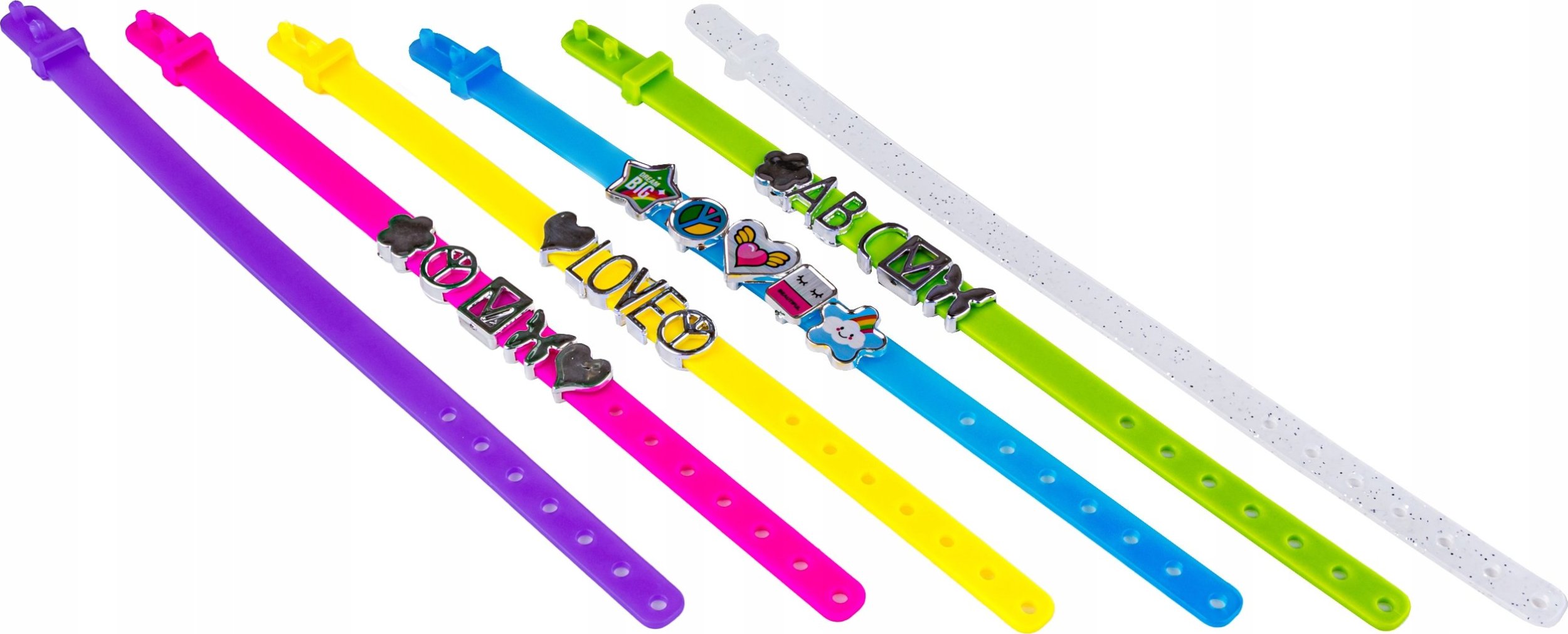 Zestaw Do Robienia Bransoletek Z Literkami