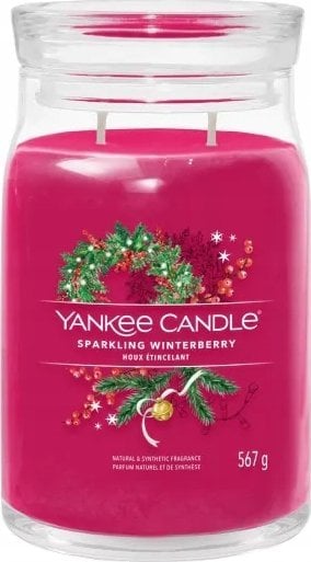 Yankee Candle Yankee Candle Signature Sparkling Winterberry Świeca Duża 567g