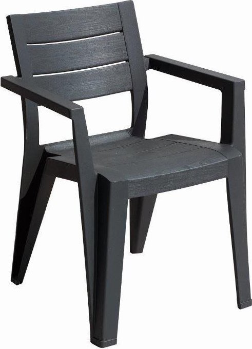 Keter Krzesło ogrodowe Julie grafitowe