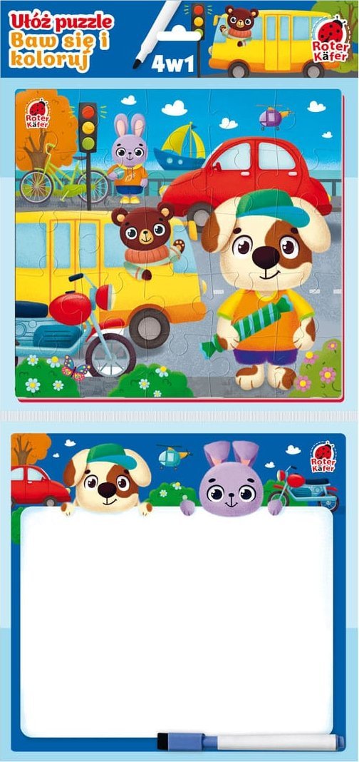 Gra edukacyjna r 4 w 1. Transport. RK1060-06