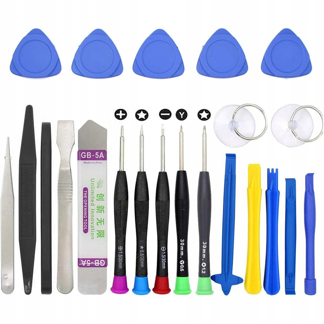 ZESTAW PRECYZYJNYCH WRKĘTAKÓW 25W1 DO NAPRAWY IPHONE SMARTFONÓW APPLE GSM