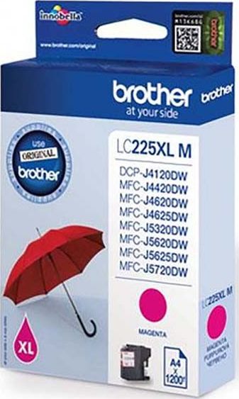 Tusz Brother Brother Tusz LC225XLM Magenta 1,5K