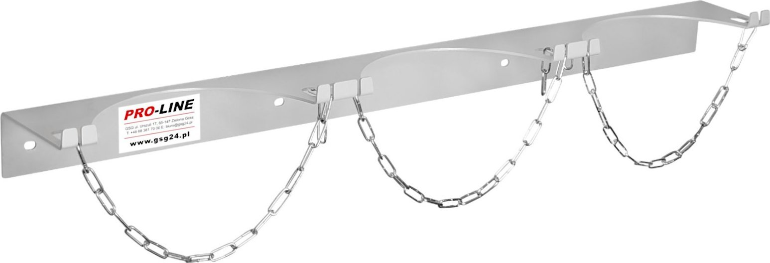 Pro-Line Uchwyt ścienny na 3 butle gazowe maks. śr. butli 250 mm PRO-LINE Uchwyt ścienny na 3 butle z gazem maks. śr. butli 250 mm PRO-LINE