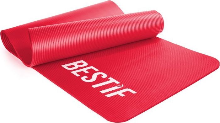 Bestif Mata do ćwiczeń, czerwona, 180x60 cm