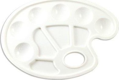 GDD Paleta do mieszania farb owal 10 HAPPY COLOR