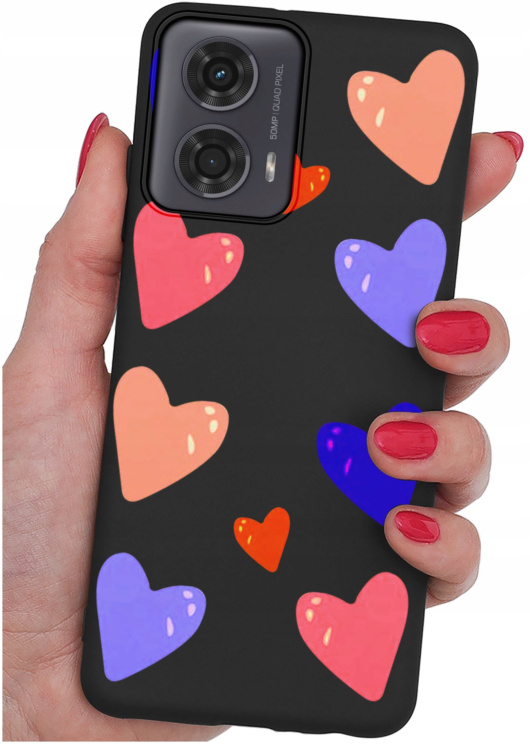 Etui do Motorola Moto G24 |G24 POWER |G04 |E14 WZORY |SILIKONOWE MATT SZKŁO