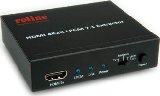 Adapter AV Roline ROLINE HDMI 4K Audio Extractor LPCM 7.1