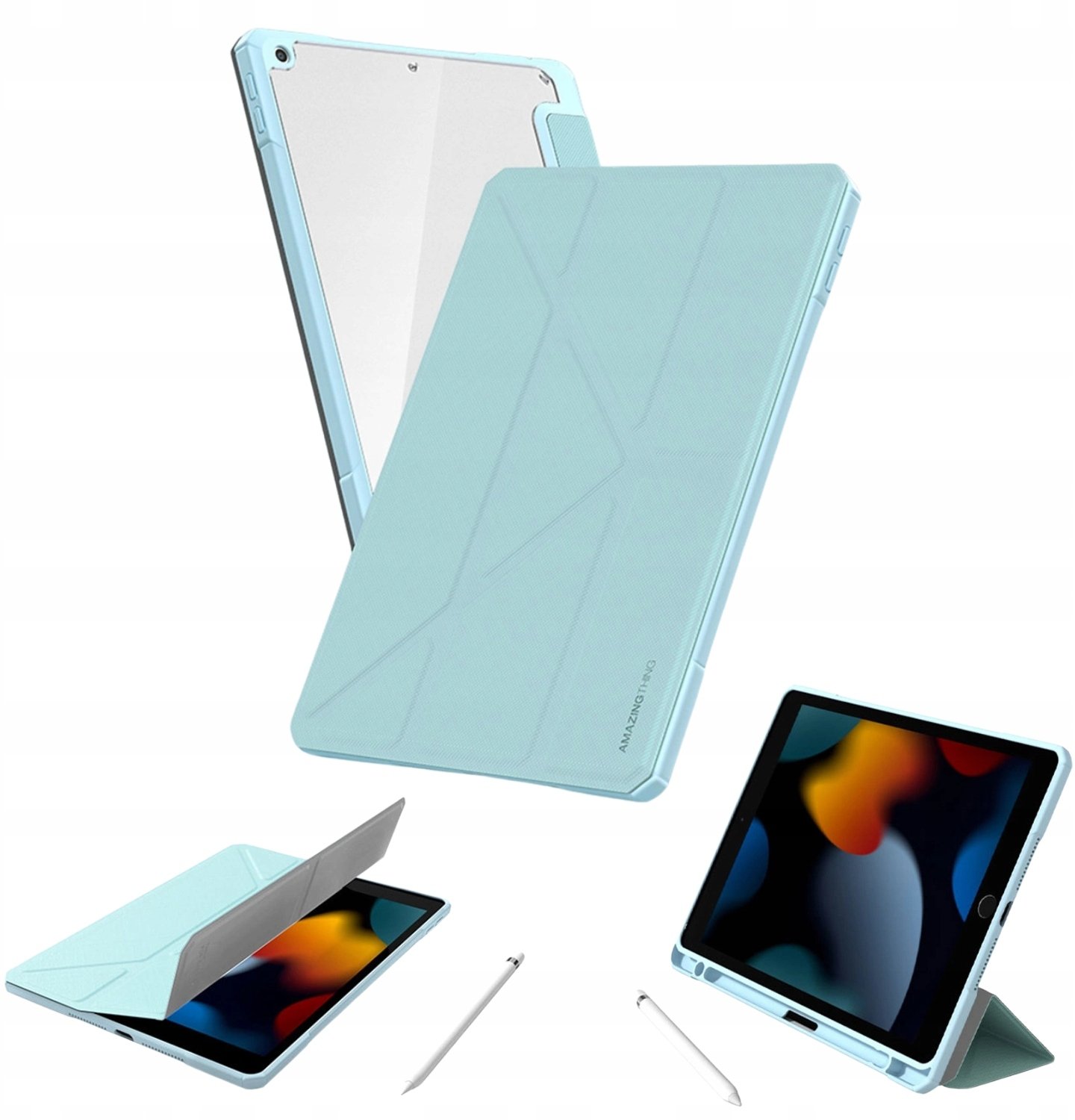 Etui AMAZINGTHING Titan Pro Folio Case na iPad Air M3 11" - niebieskie