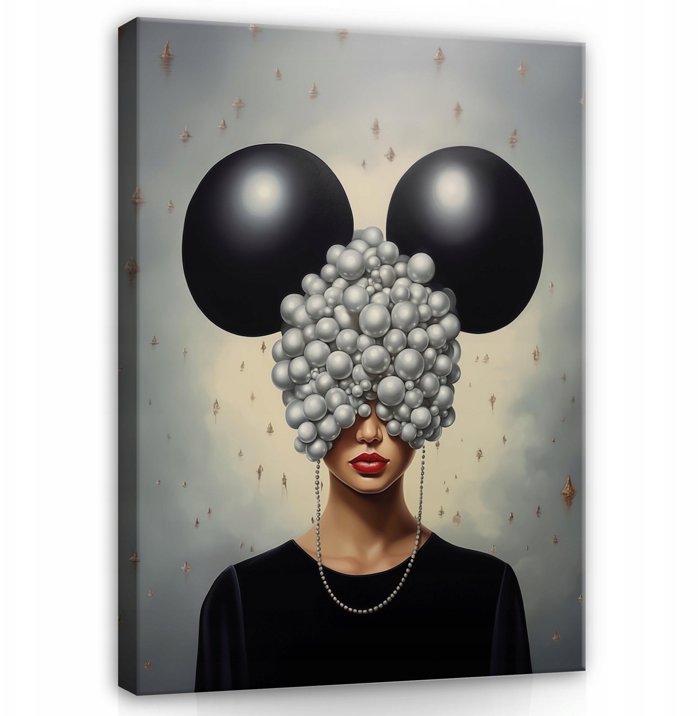 OBRAZ NA PŁÓTNIE ŚCIANĘ KOBIETA ABSTRAKCJA DUŻY DO SYPIALNI SALONU 120x80