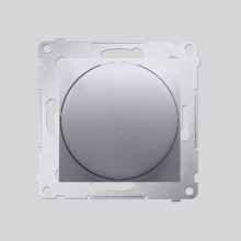 Kontakt-Simon Ściemniacz przyciskowo-obrotowy srebrny - DS9T.01/43