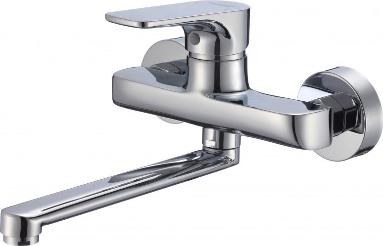 Bateria kuchenna Hydroland Senja ścienna chrom