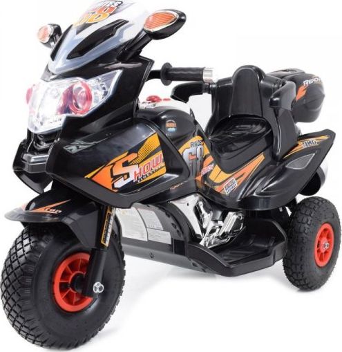 Super-Toys MEGA MOTOR 4 BIEGI,2 SILNIKI STRONG 2,OPARCIE, POMPOWANE KOŁA/ PB-378