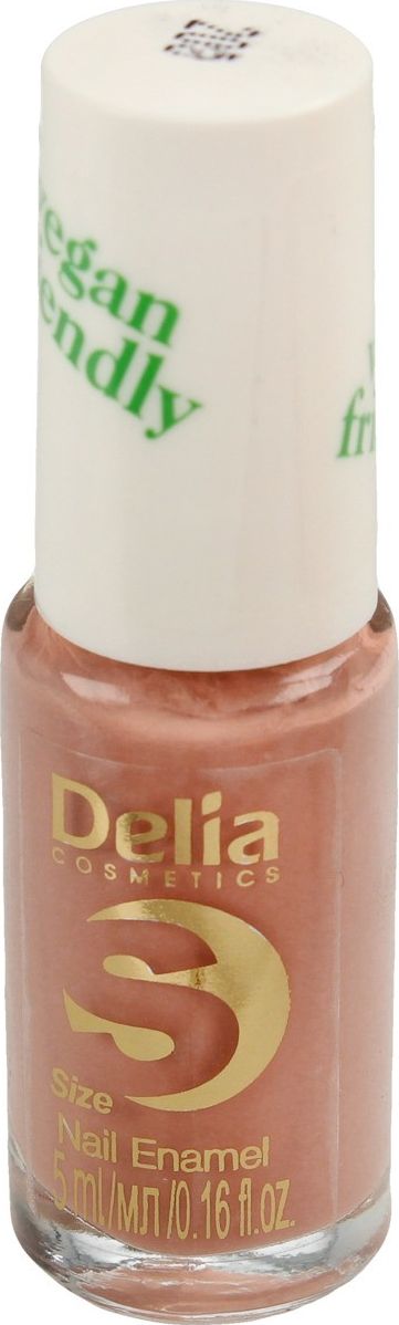 Delia Delia Cosmetics Vegan Friendly Emalia do paznokci Size S nr 208 Tea Rose 5ml