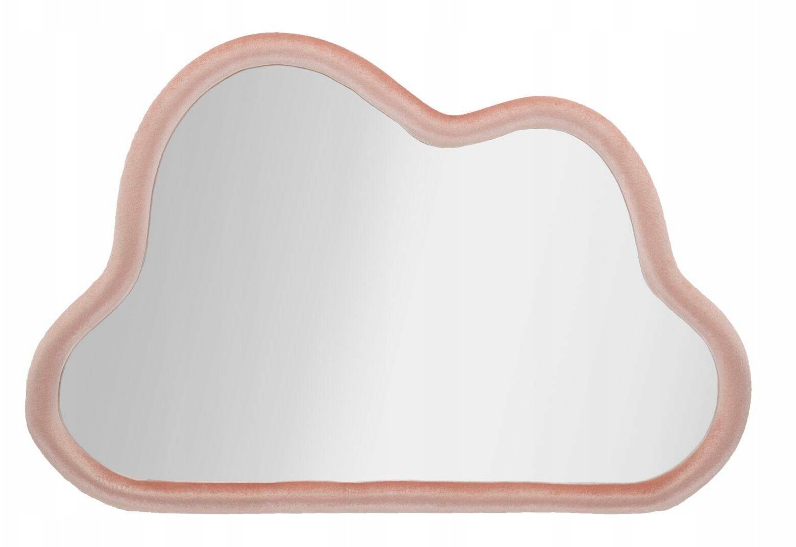 Ferretti Lustro chmurka w welurowej ramie, 90 x 60 cm