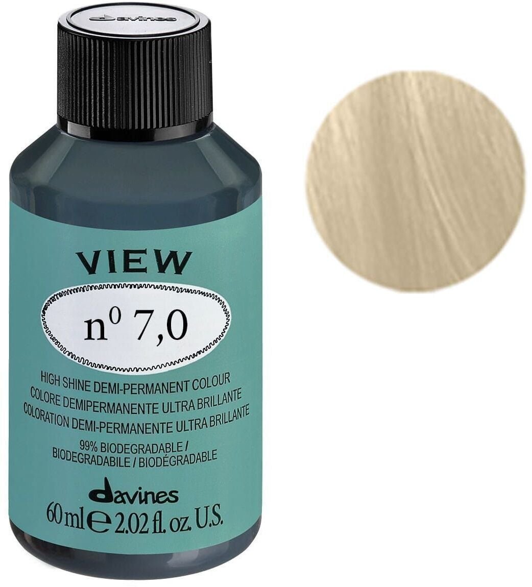Davines, View, Demi-Permanent Hair Dye, 7.0 , 60 ml For Women