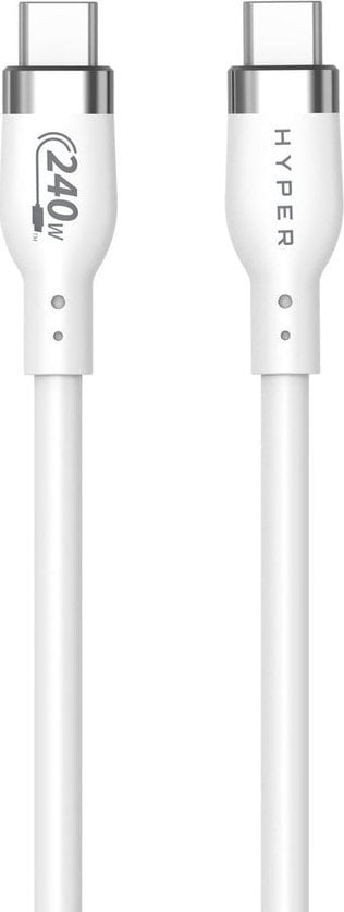 Kabel USB HyperDrive USB-C - USB-C 1 m Biały (HJ4001WHGL)
