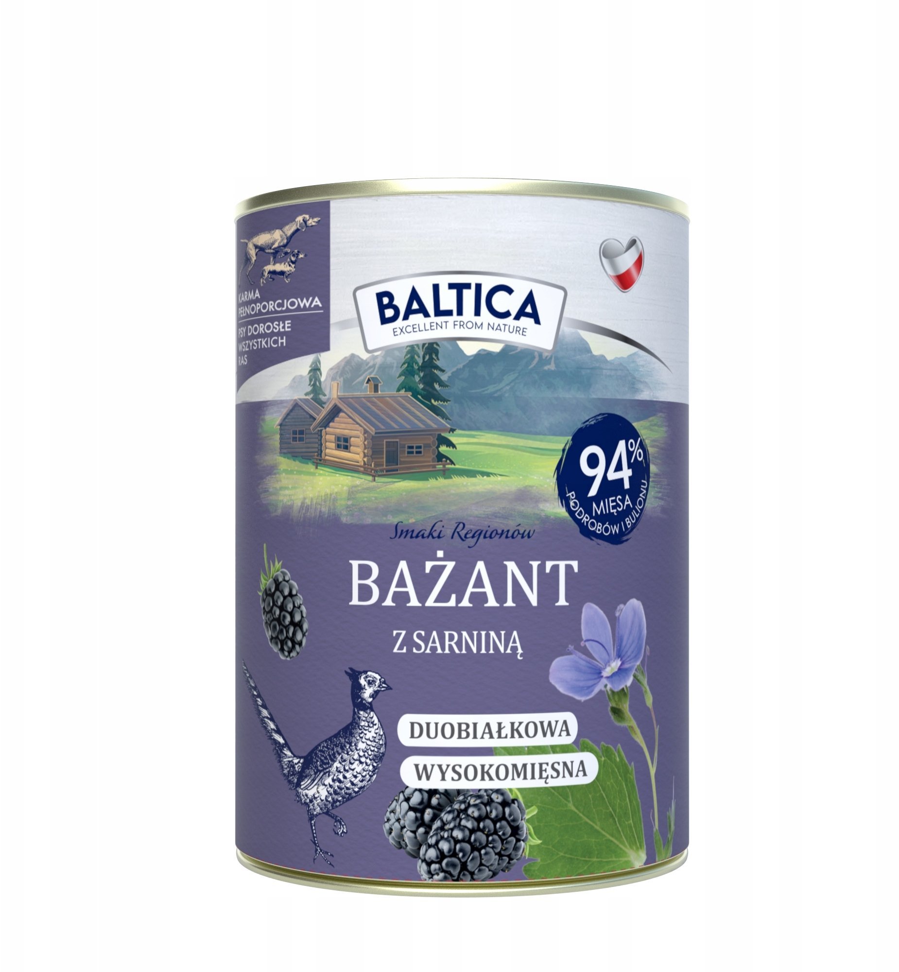 BALTICA SMAKI REGIONÓW Bażant z sarniną 400g