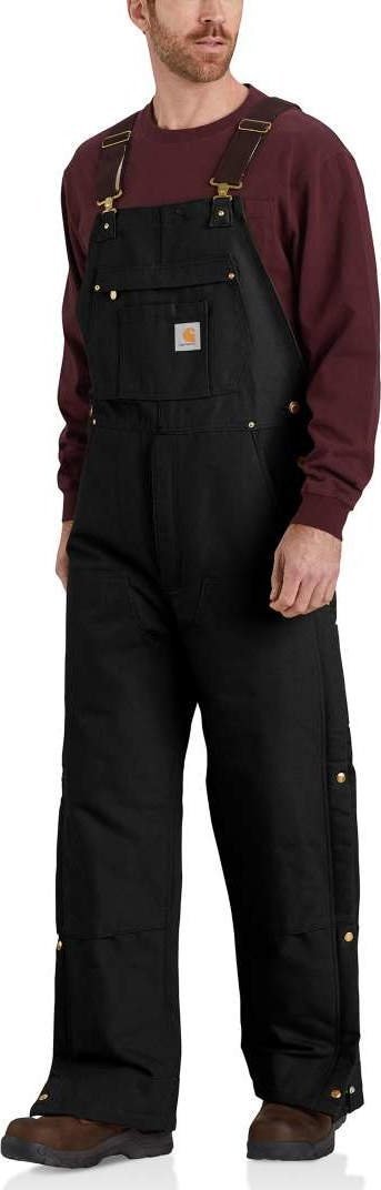 Carhartt Ocieplane Ogrodniczki Carhartt Firm Duck Black