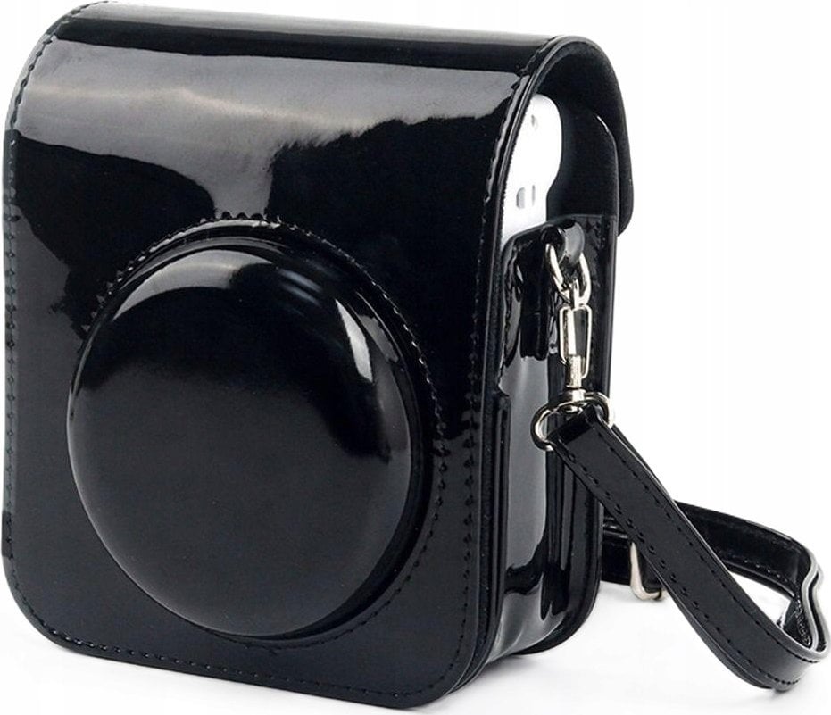 LoveInstant Futerał Etui Pokrowiec Case Osłona Do Fuji Fujifilm Instax Mini 12 / Czarny Błysk
