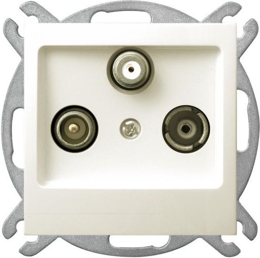 Ospel Gniazdo antenowe Impresja RTV-SAT końcowe ecru (GPA-YS/m/27)