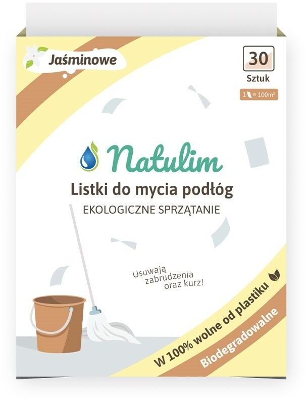 Natulim, Uniwersalny środek do mycia podłóg w listkach, 30 sztuk
