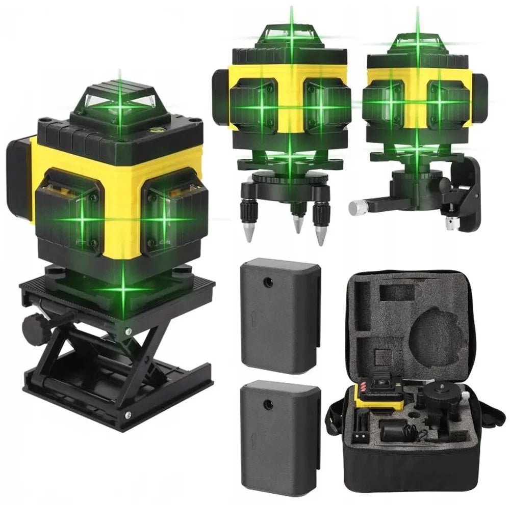 Extralink | Poziomica laserowa | krzyżowa płaszczyznowa laser 4D