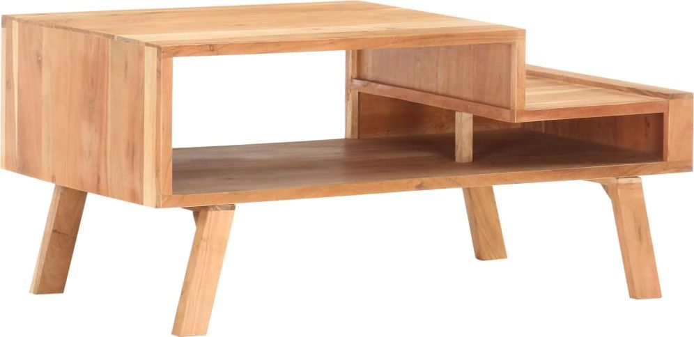 vidaXL Stolik kawowy, 100x50x45 cm, lite drewno akacjowe