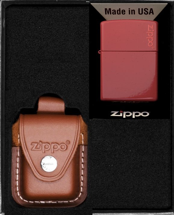 Zestaw ZIPPO Zapalniczka BRICK LOGO Prezentowy No2