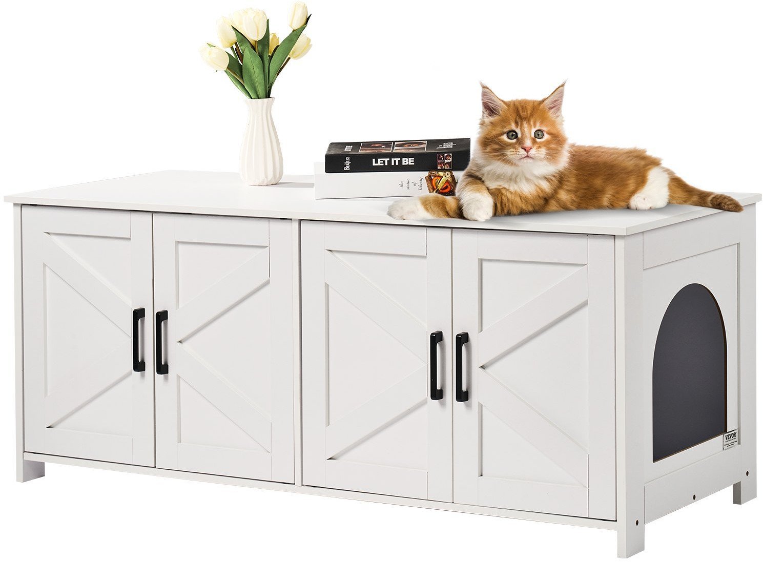 Obudowa na Kuwetę dla Kota Biała