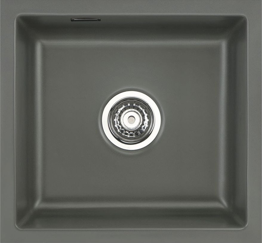 Zlewozmywak SYSTEMCERAM Systemceram Mera 42 U Lava, zlewozmywak ceramiczny, korek manualny