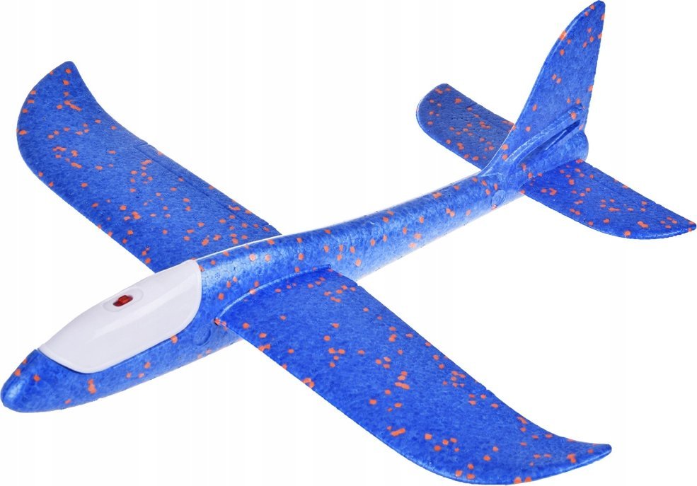 Jokomisiada Lekki Samolot ze styropianu Szybowiec oświetlenie led ZA4984