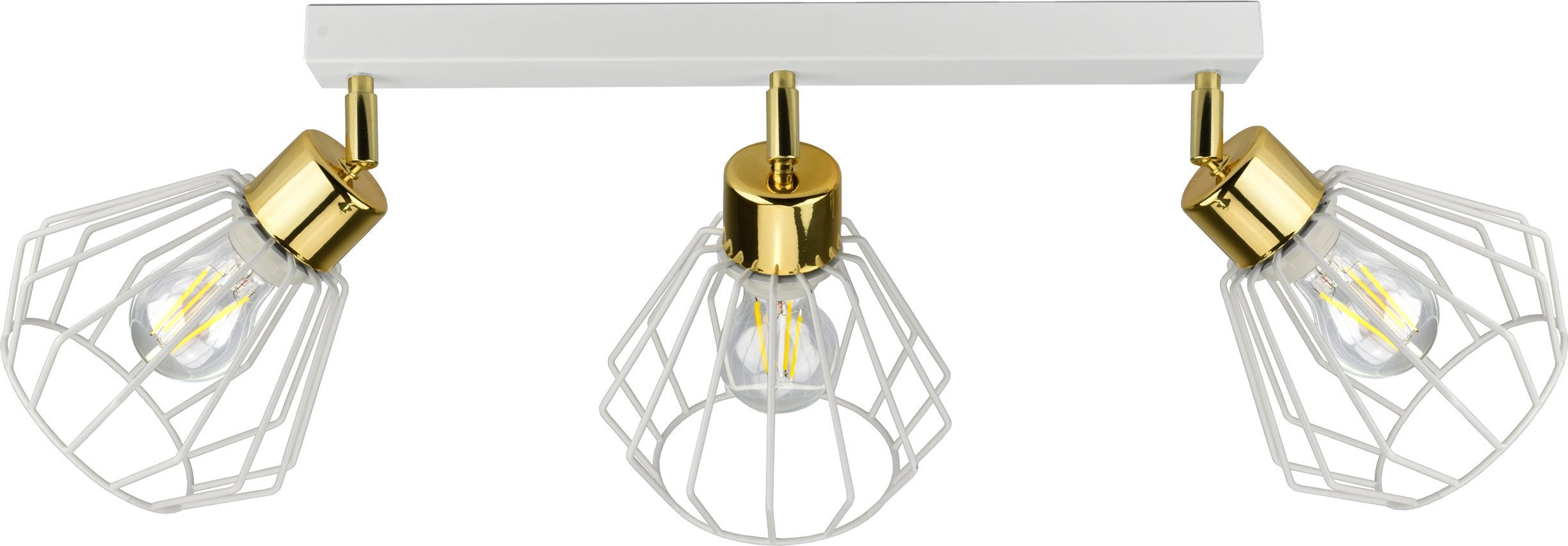 Lampa sufitowa Orno WAYA oprawa ścienno-sufitowa, moc max. 3x60W, E27, biała, listwa