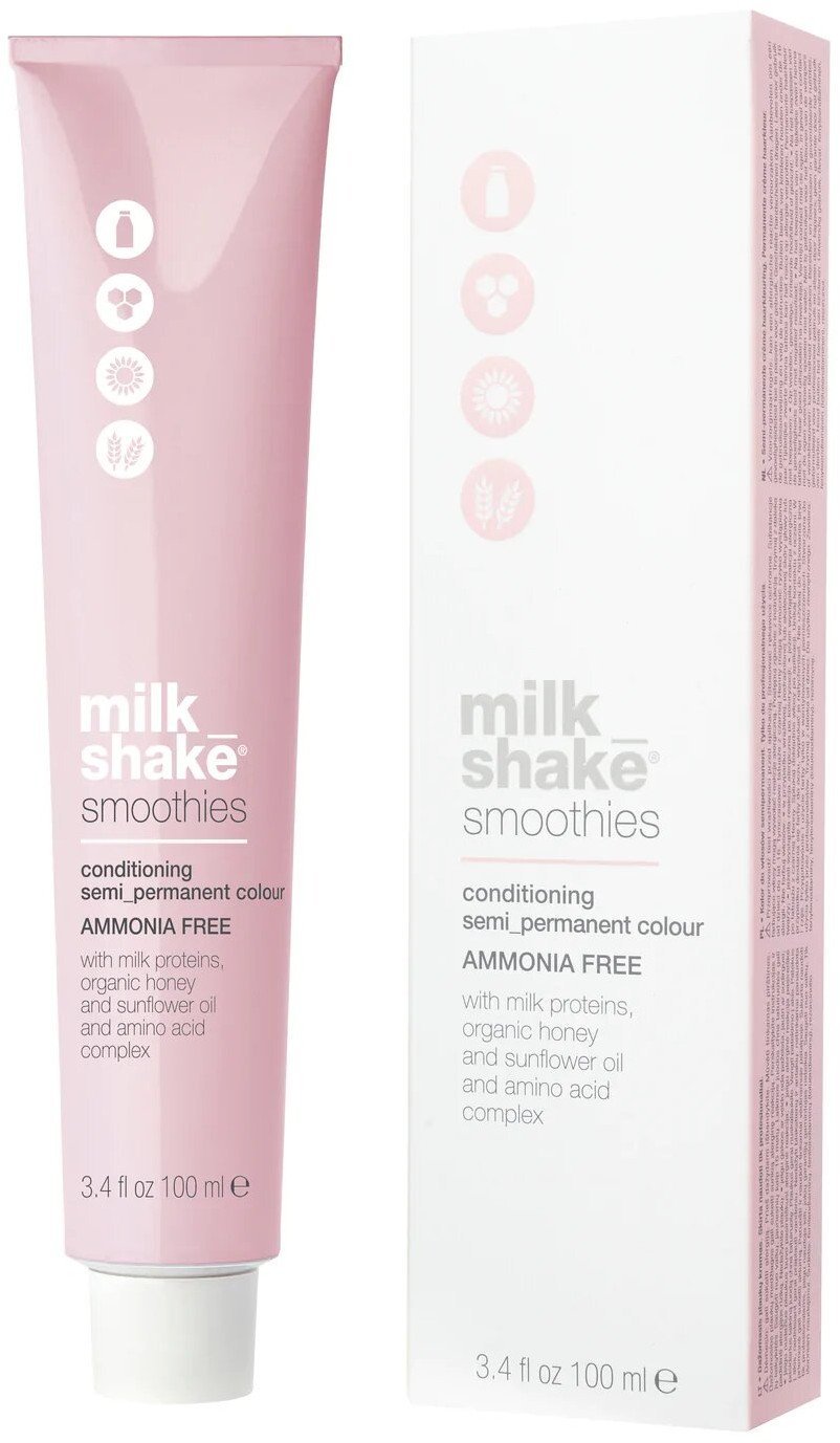 Milk Shake, Smoothies, Semi-Permanent Hair Dye, 10.1110AA Intense Ash Platinum Lightest Blond, 100 ml For Women