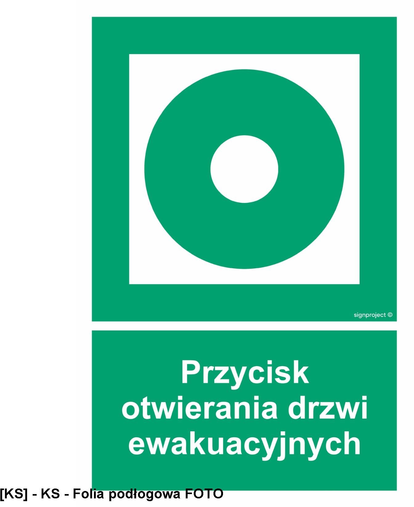 AC073 - Przycisk otwierania drzwi ewakuacyjnych 500x750