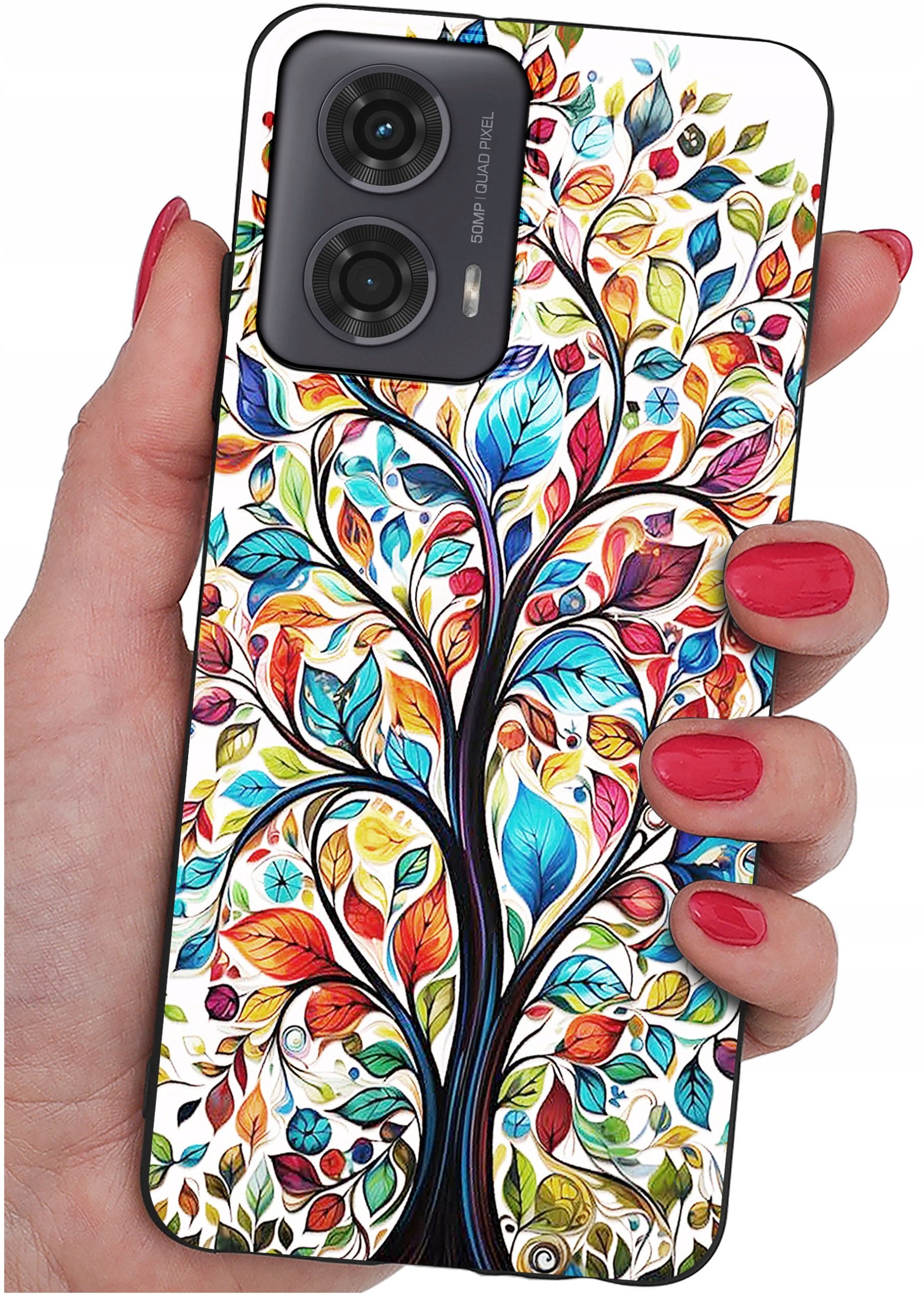 Etui do Motorola Moto G24 |G24 POWER |G04 |E14 WZORY |SILIKONOWE MATT SZKŁO