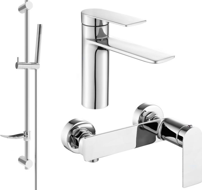 Mexen Mexen Zero DF70 zestaw prysznicowy, chrom - 71104DF70-00