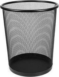 Kosz biurowy 23,5x27cm czarny MemoBe
