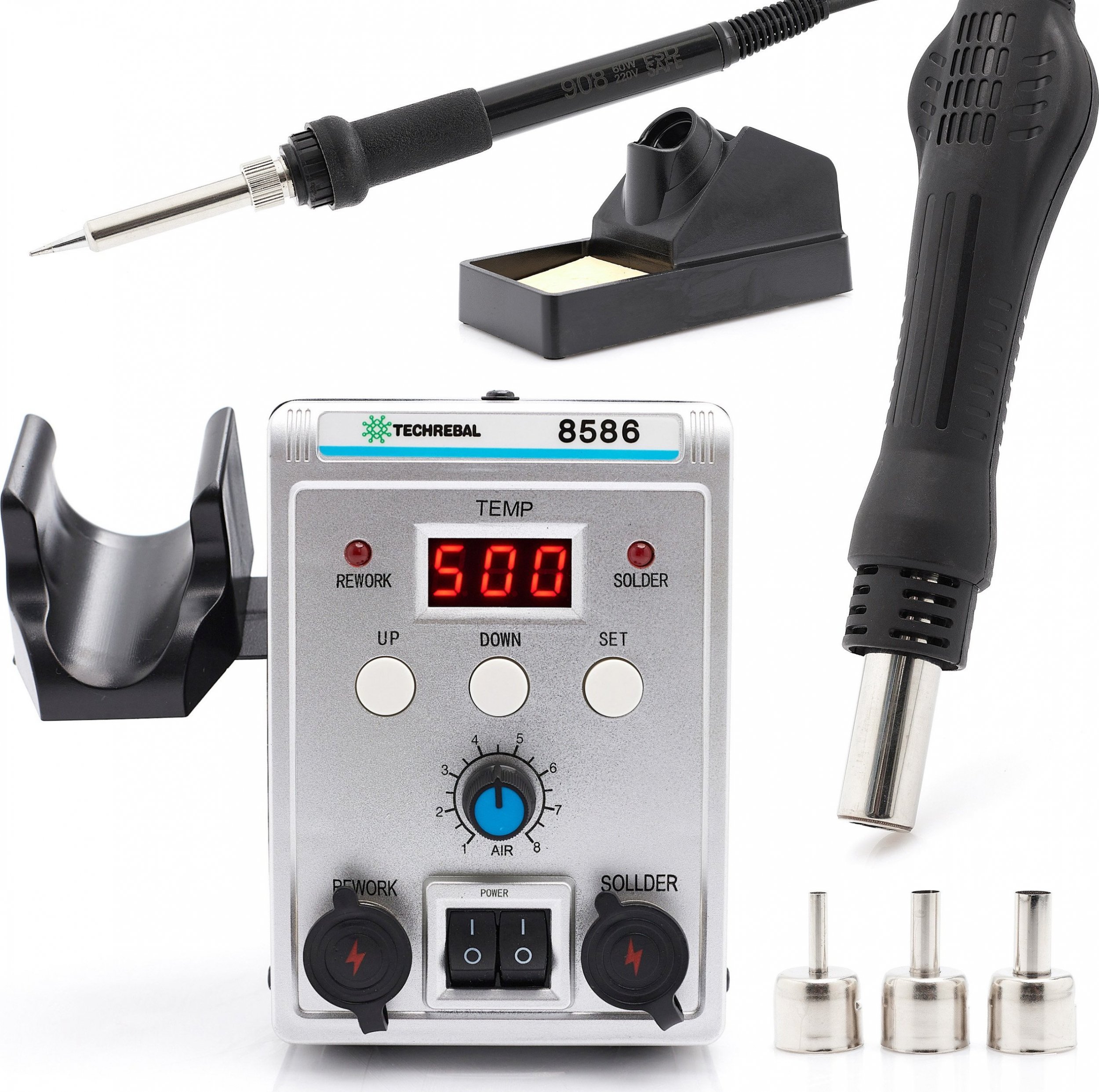 Techrebal SPAWARKA PLASTIKU TECHREBAL 8586 ZESTAW PLASTIKÓW