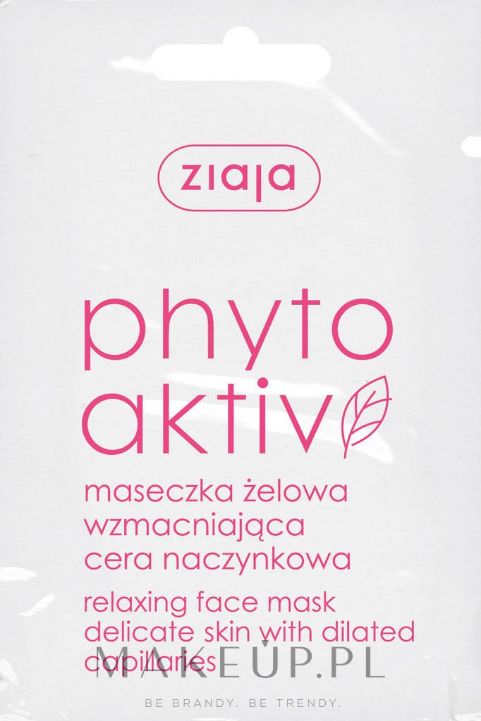 Ziaja Phytoaktiv Maseczka żelowa wzmacniająca w saszetce