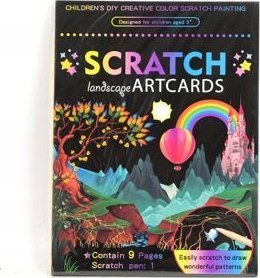 Zdrapywanka zestaw artystyczny 777-18 777-8 14343