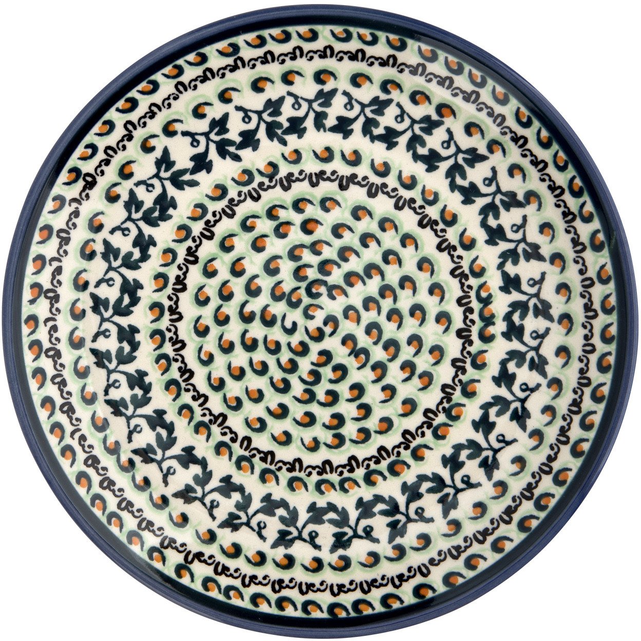 Talerz deserowy 16 cm Bolesławiec Dekor 1165A