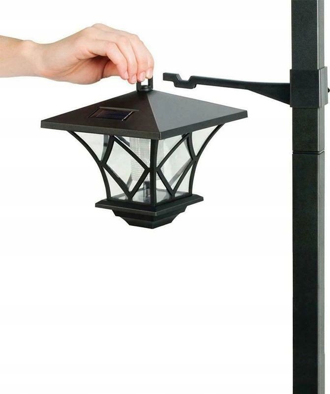 ProGarden Duża Latarnia Ogrodowa Solarna Wbijana Wisząca