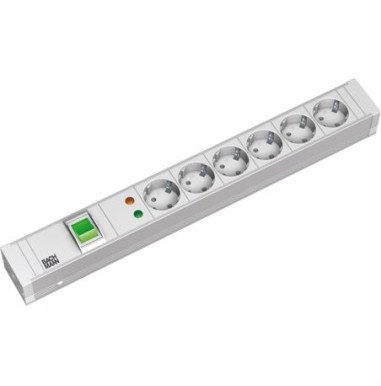 BACHMANN 19 1.5U 6xCEE7/3 1xswitch SPD power 2.0m CEE7/7