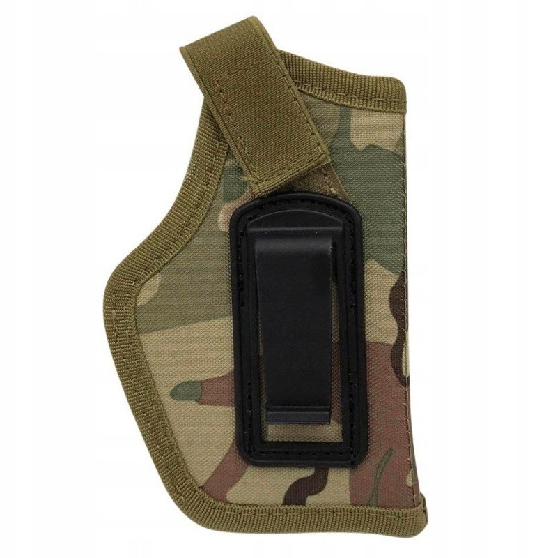 Kabura PISTOLET ASG UNIWERSALNA Zewnetrzno-Wewnętrzna Glock 9mm 38 357 MORO