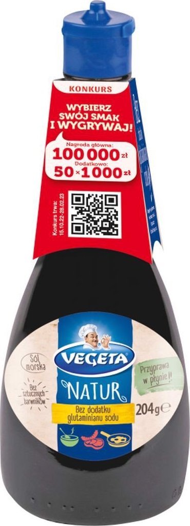 Podravka Vegeta Natur Przyprawa w płynie 204 g