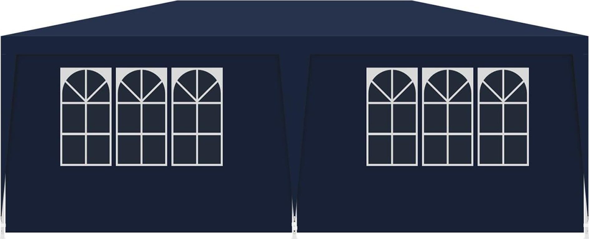 PAWILON NAMIOT OGRODOWY CATERINGOWY PE 6x3M + 6 ŚCIANEK GRANATOWY