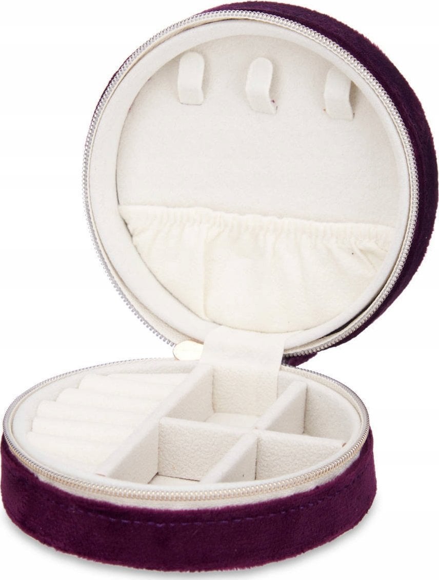 Songmics Kuferek na biżuterię, welurowy