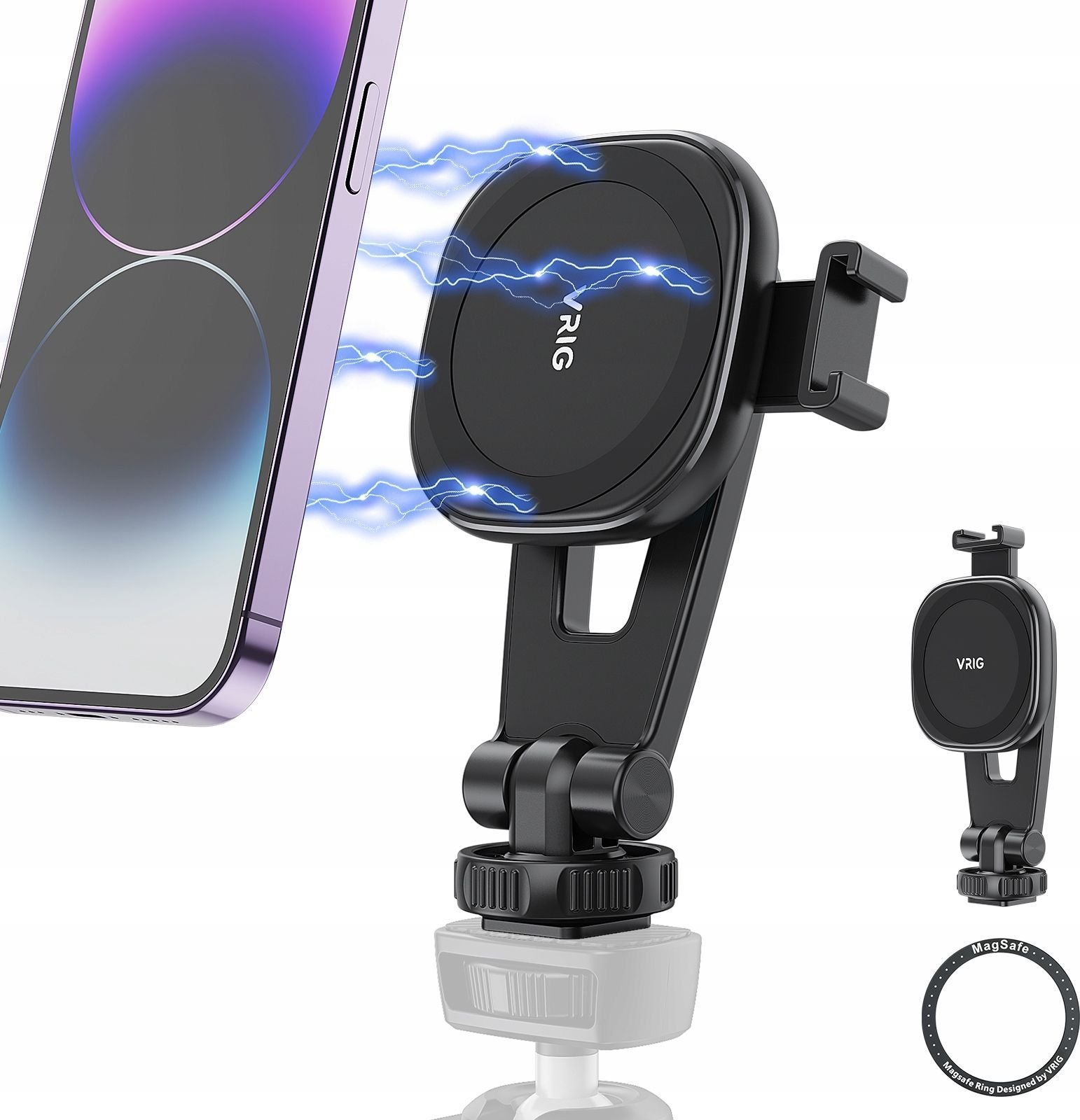 JJC Uchwyt Magnetyczny Magnes Magsafe Na 1/4"" 2x Stopka Iso Do Iphone 14 13 12 / Mg-03